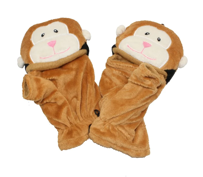 Animal Fur Glove - Monkey Kids Size