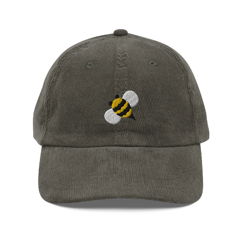 Bee Corduroy Hat