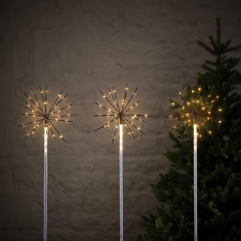 Shooting Starburst Stake Light Trio