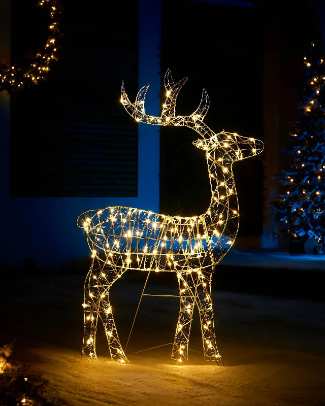 2D Standing Reindeer Silhouette, 95 cm