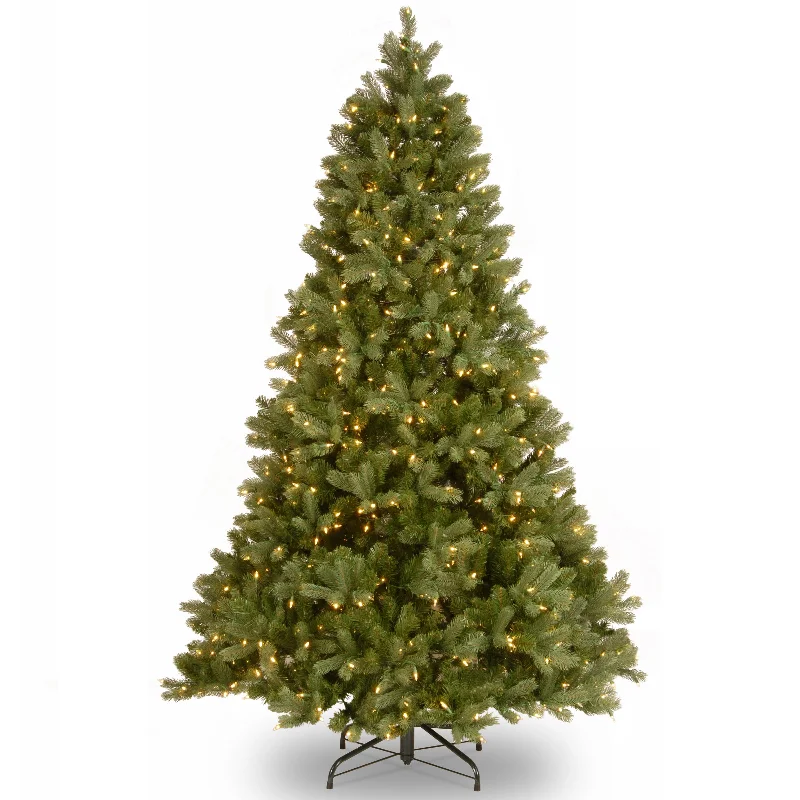 6.5 ft. Pre-Lit Downswept Douglas Fir Tree with Dual Color LED Lights