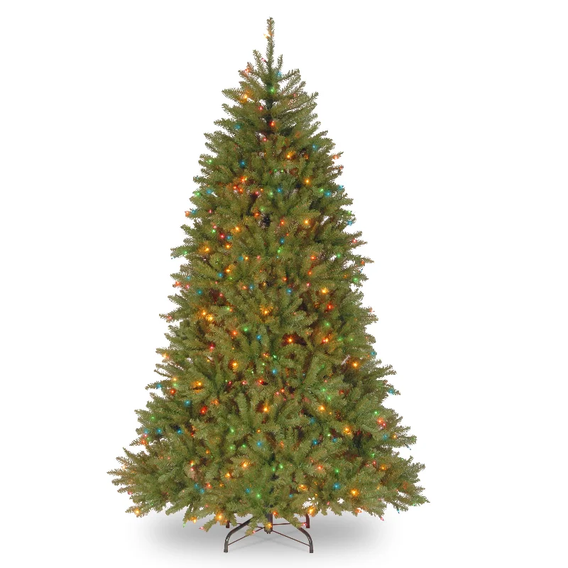 7.5 ft. Pre-Lit Dunhill Fir Tree with Multicolor Lights