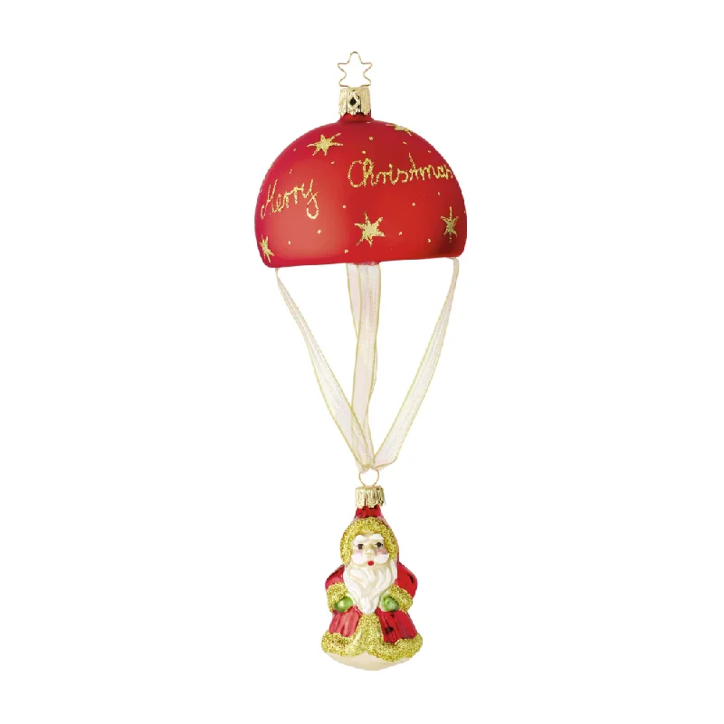 Airborne Santa Ornament by Inge Glas of Germany