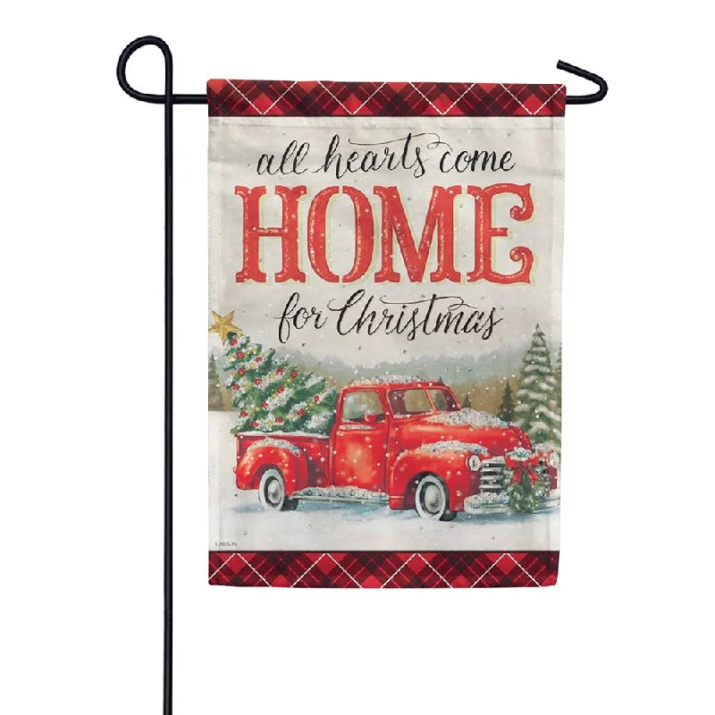 All Hearts Christmas Double Sided Garden Flag