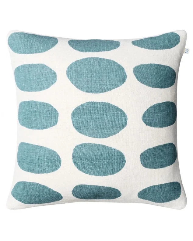 Asim Aqua & White Cushion by Chhatwal & Jonsson