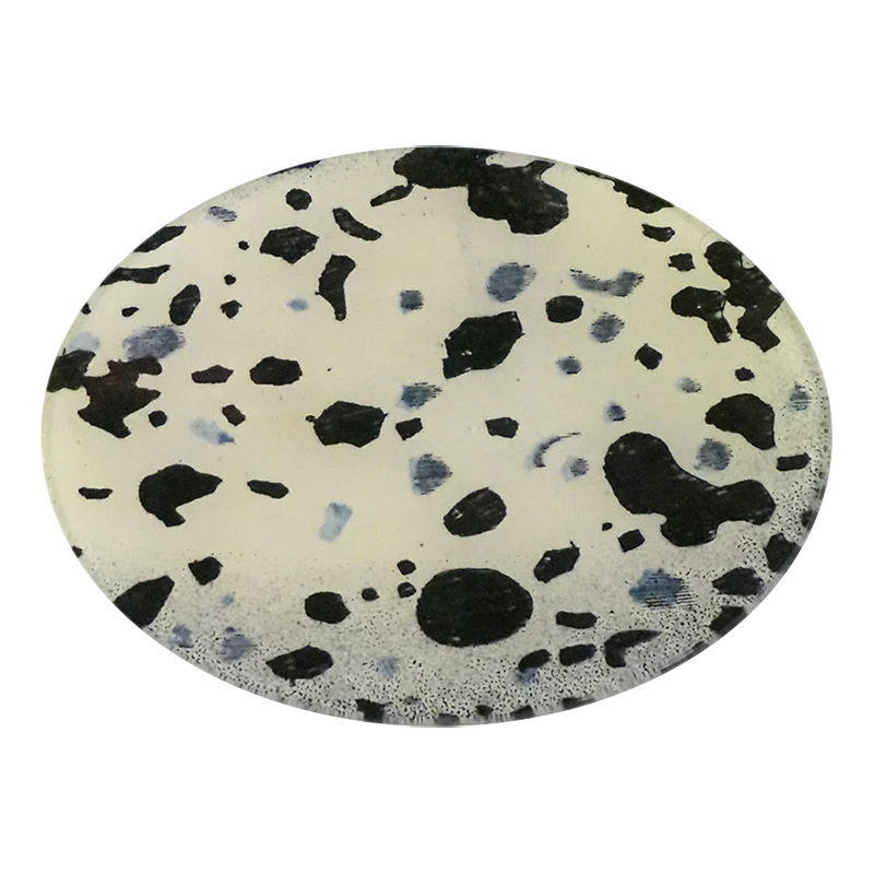 Black & White Speckled Egg Platter by John Derian