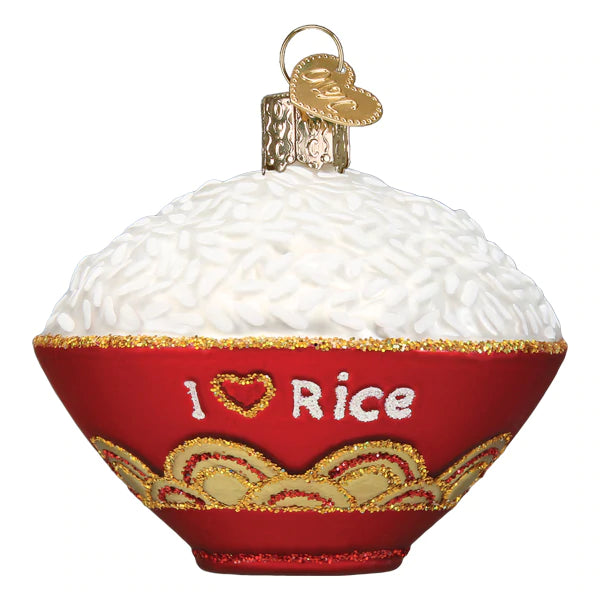 Bowl of Rice Ornament - Old World Christmas