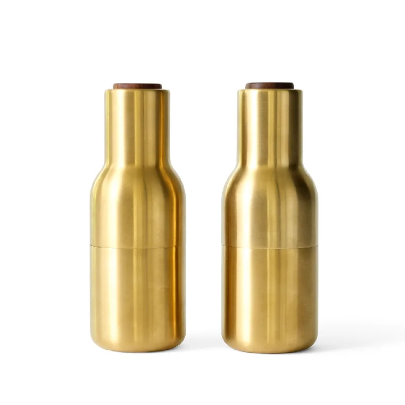 Brass Bottle Grinders Set by Menu