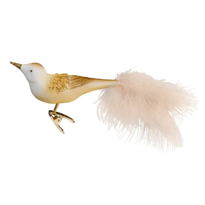 Butterscotch Bird Ornament by Inge Glas of Germany