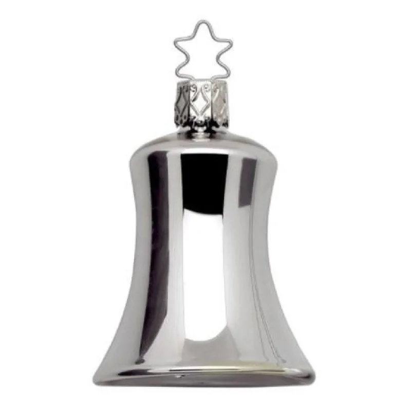 Silver Bell, 3.4" by Inge Glas of Germany