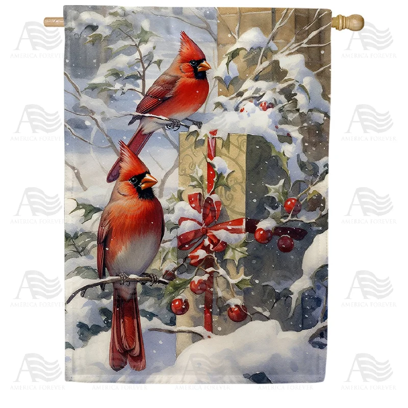 Cardinal Gift Delivery Double Sided House Flag