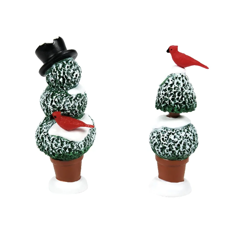 Cardinal Topiaries S/2