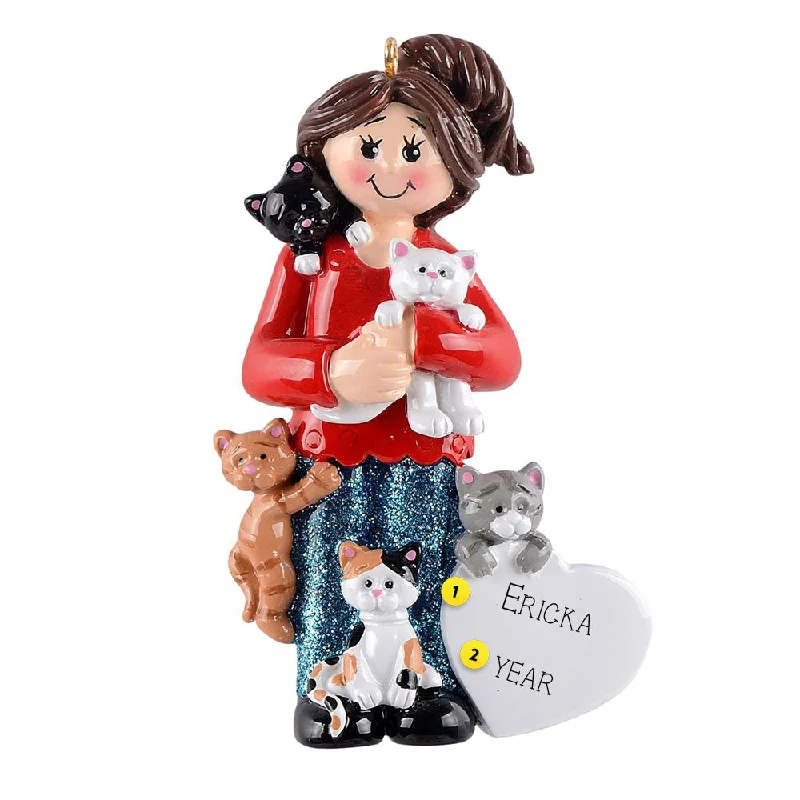 Personalized Cat Lover Ornament