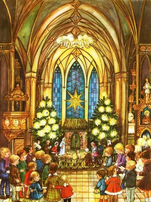 Cathedral Nativity Advent Calendar by Richard Sellmer Verlag