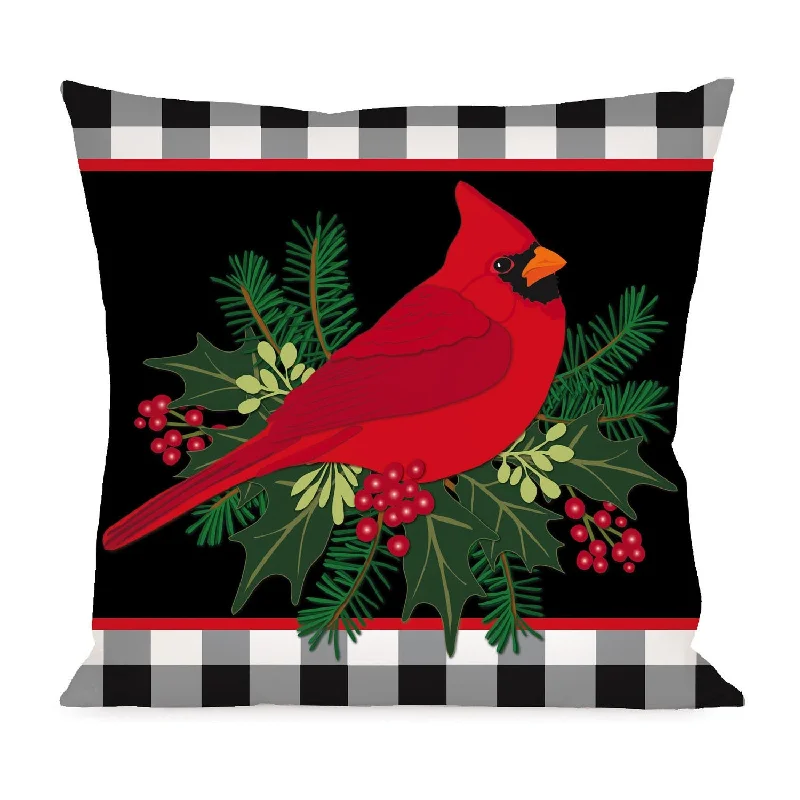 Christmas Cardinal Interchangeable Pillow Cover