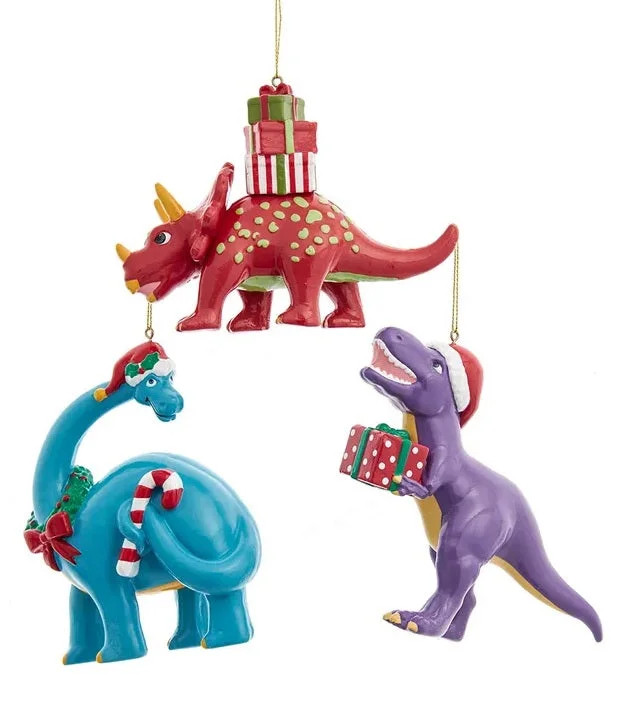 4.5" Christmas Dinosaur Ornament