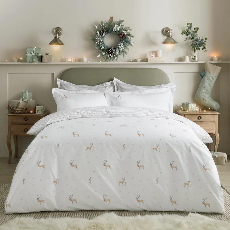 Christmas Stags Bedding Set