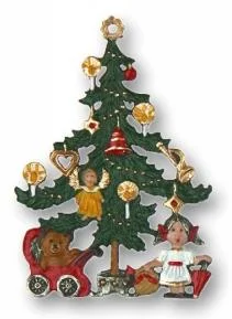 Christmas Tree "To give Presents" by Kuehn Pewter