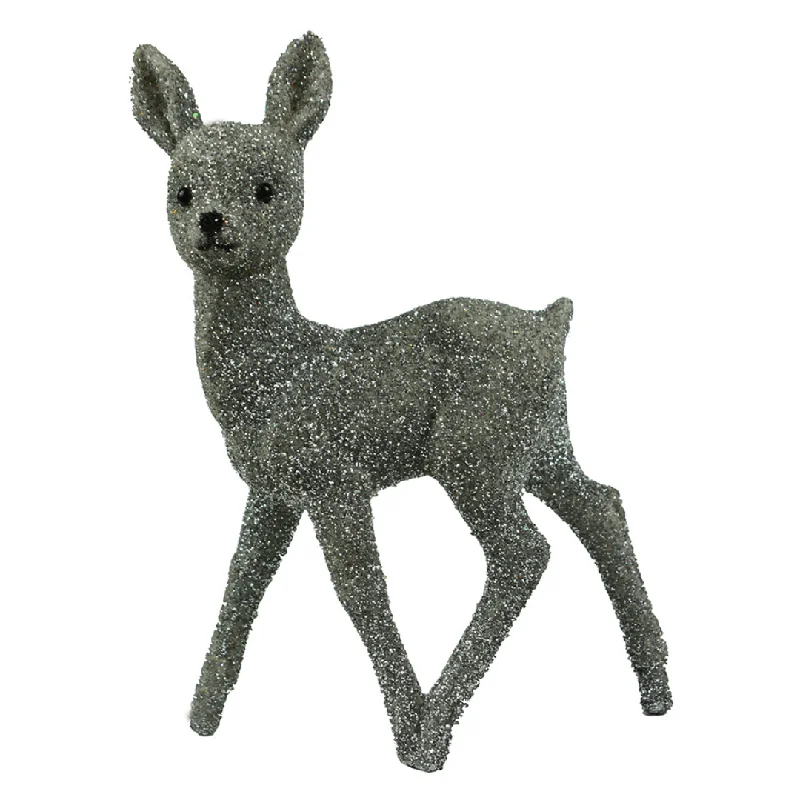 Deer, silver beaded, Plastic Figure by Ino Schaller