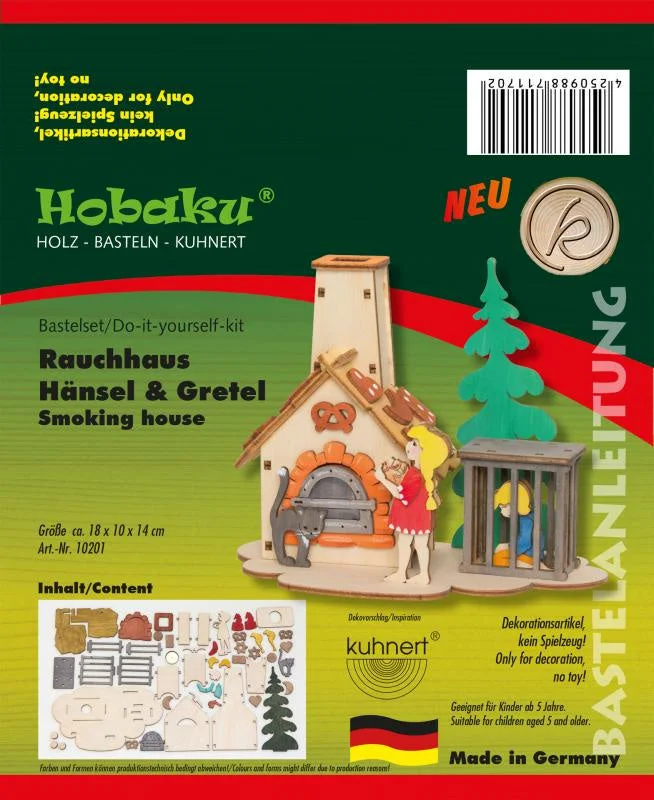 DIY Kit, Hansel and Gretel Incense Smoker by Kuhnert GmbH