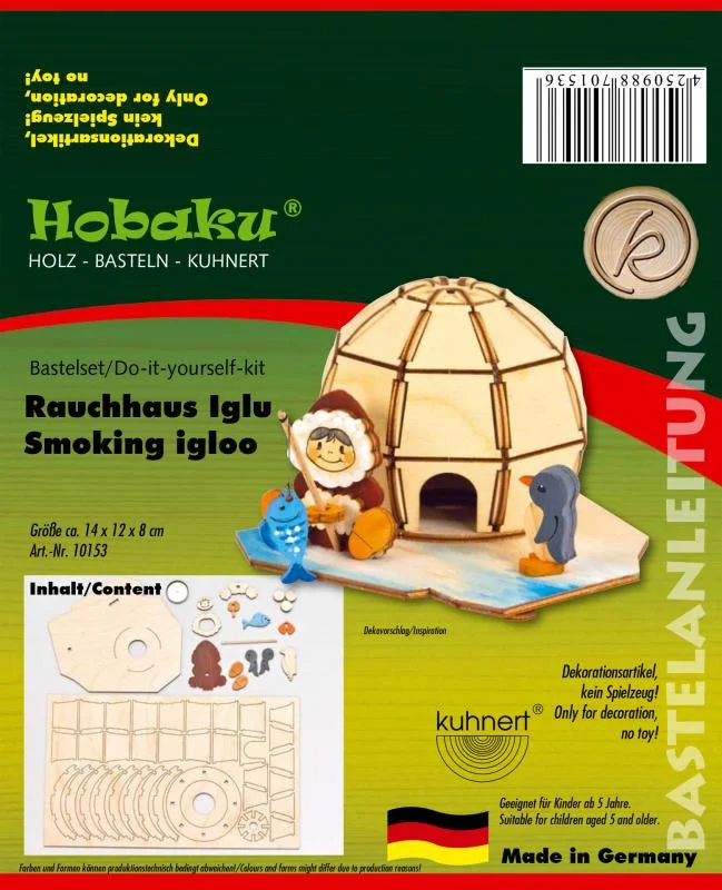 DIY Kit, Igloo Incense Smoker by Kuhnert GmbH