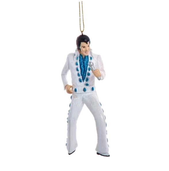 Elvis Presley® Blue & White Jumpsuit Ornament