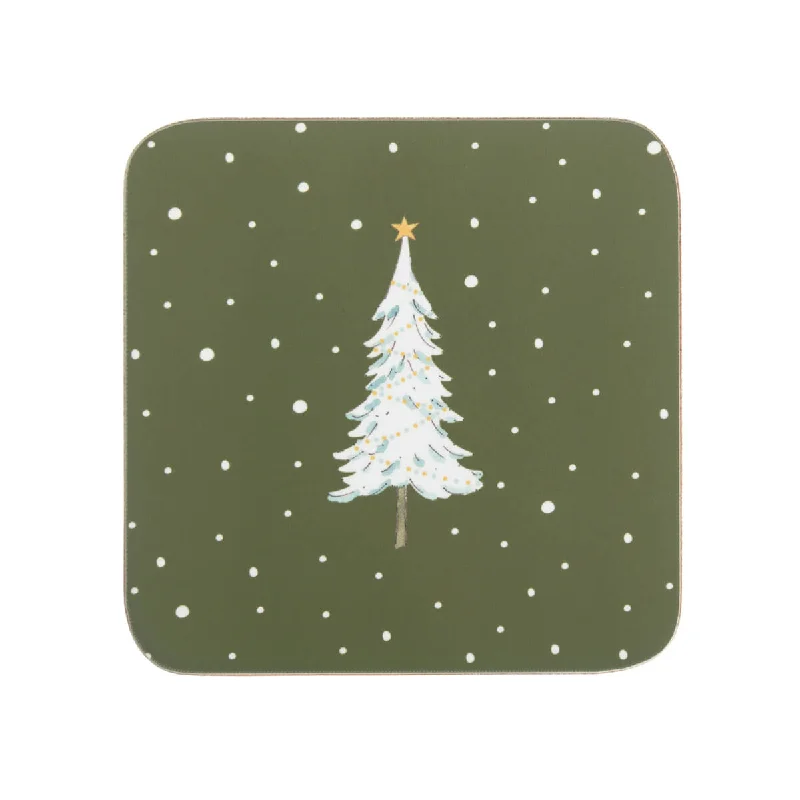 Festive Forest Coasters (Set of 4)