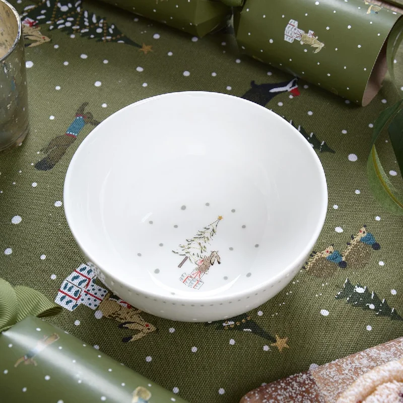 Festive Forest Nibbles Bowl