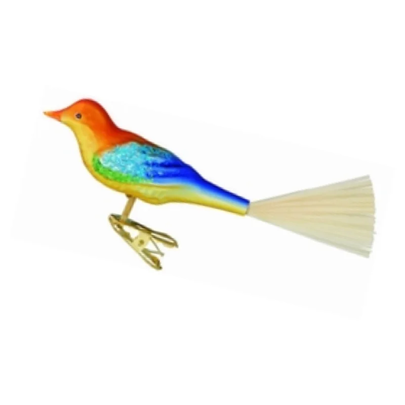 Fiesta Singer Bird Ornament by Inge Glas of Germany