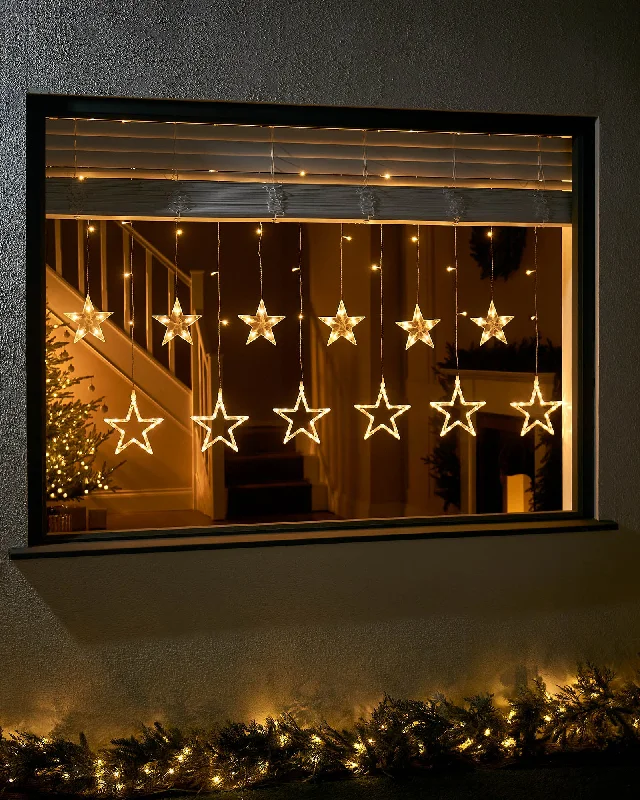 Flashing Star Curtain Net Light