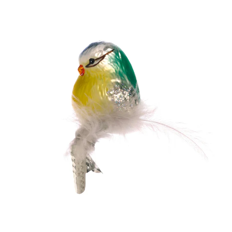 Fluffed Feathers Bird Ornament by Inge Glas of Germany