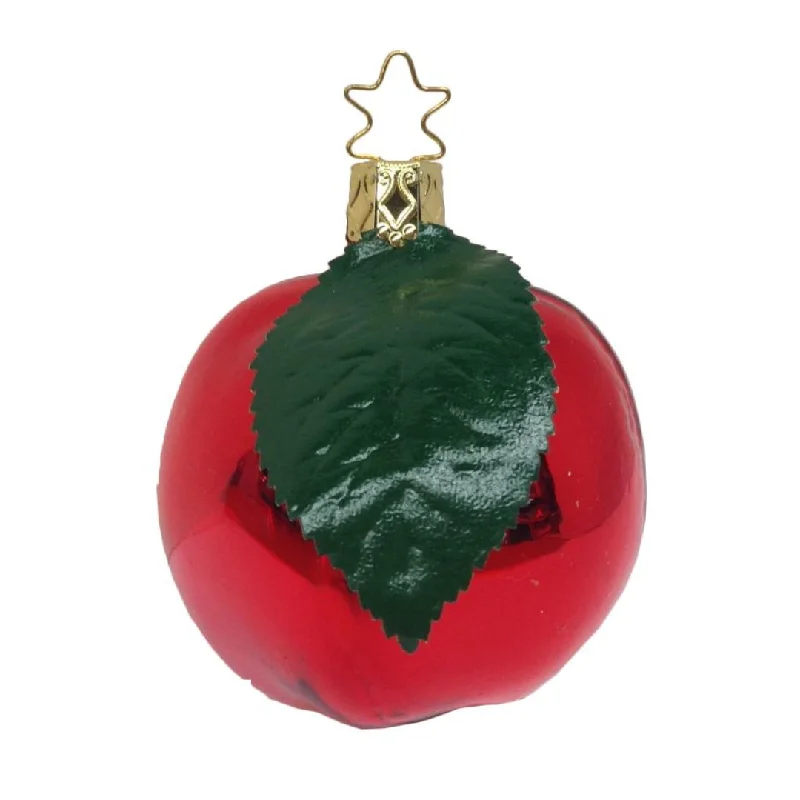 Red Apple Ornament by Inge Glas of Germany