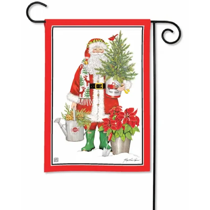 Garden Santa Garden Flag