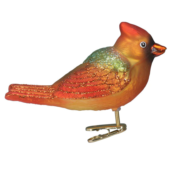 Gentle Cardinal Ornament - Old World Christmas