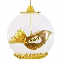 Bird Foil Ornament, gold by Resl Lenz