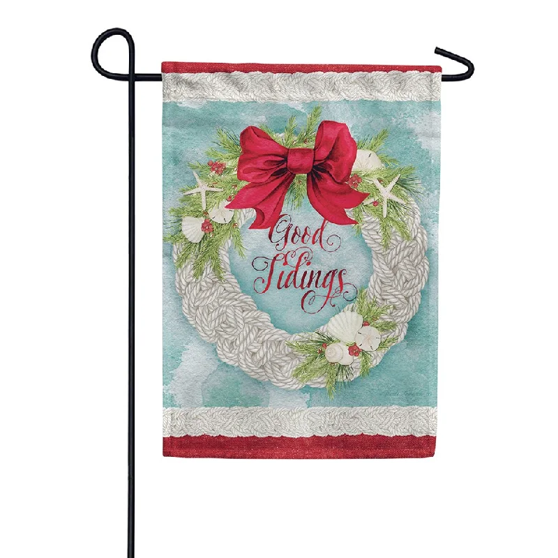 Good Tidings Double Sided Garden Flag