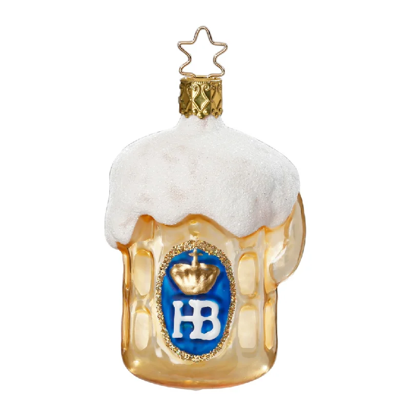 HB Beer Mug Ornament by Inge Glas of Germany