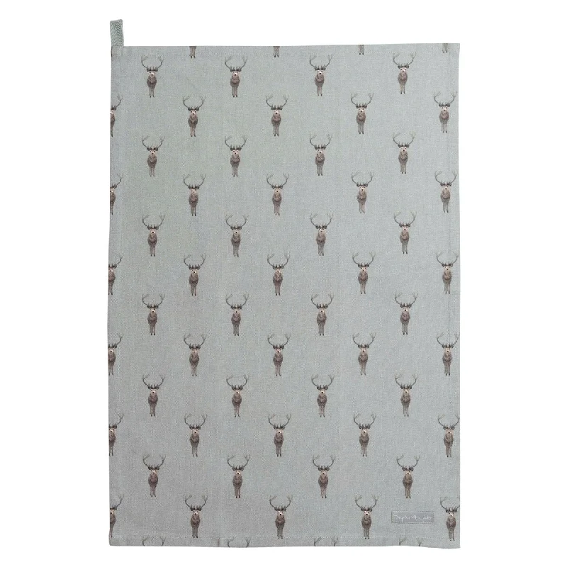 Highland Stag Tea Towel