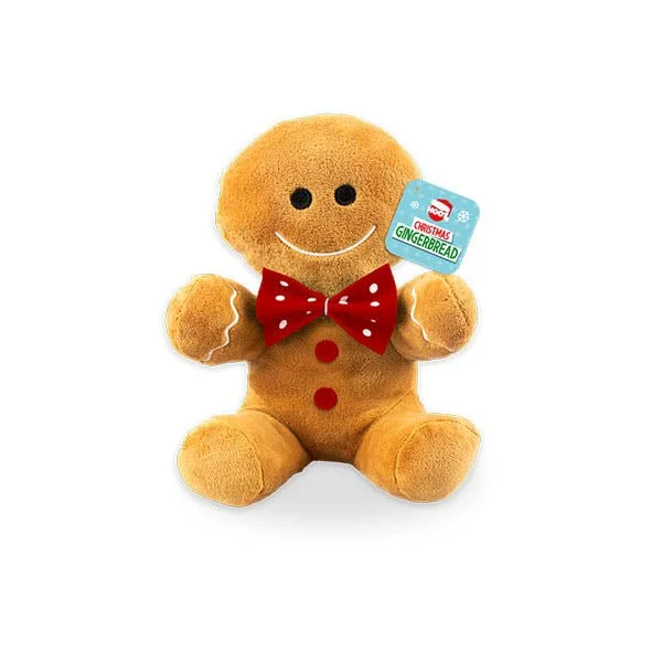 Hoot Christmas Plush Gingerbread