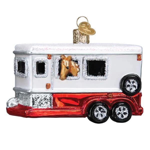 Horse Trailer Ornament - Old World Christmas