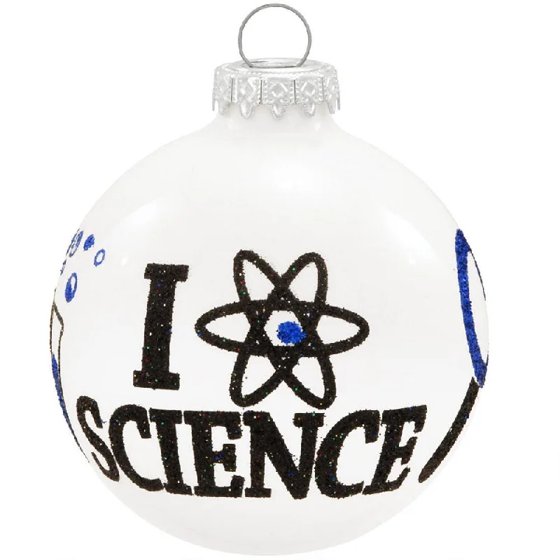 Personalized I Love Science Ornament