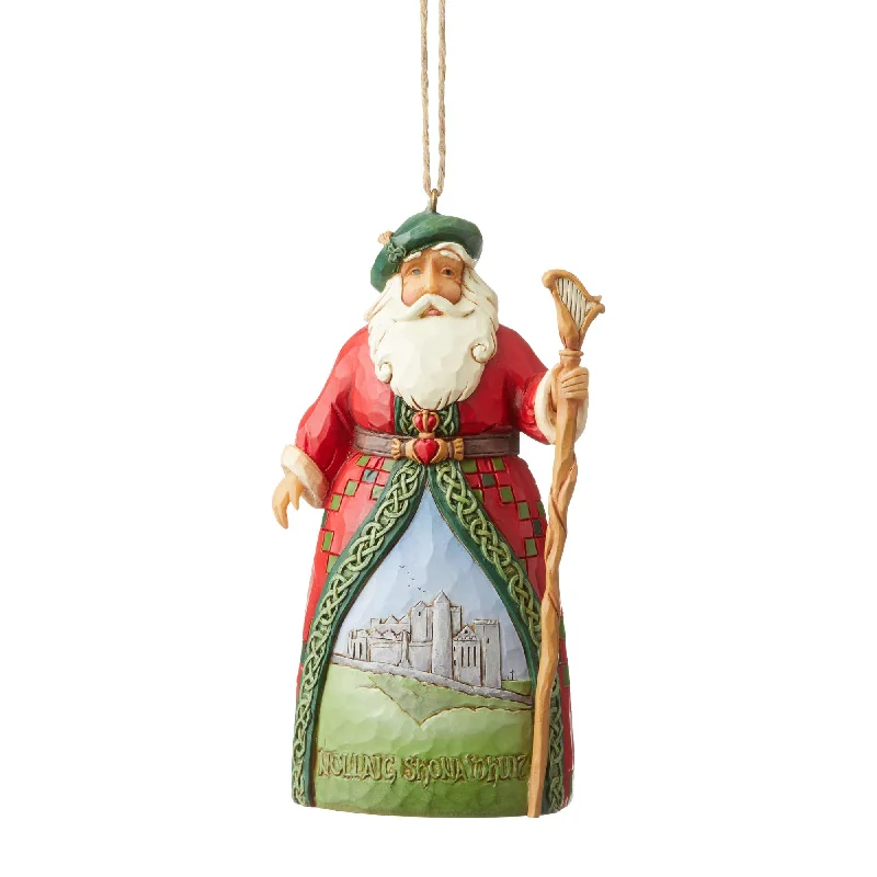 Irish Santa Ornament - Jim Shore