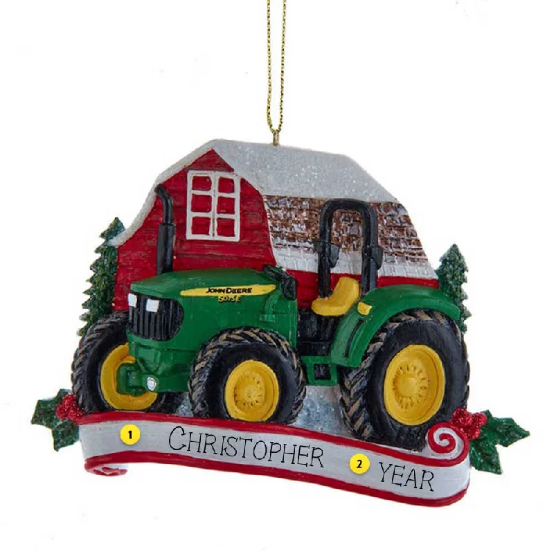 Personalized John Deere™ 5075 with Barn Ornament