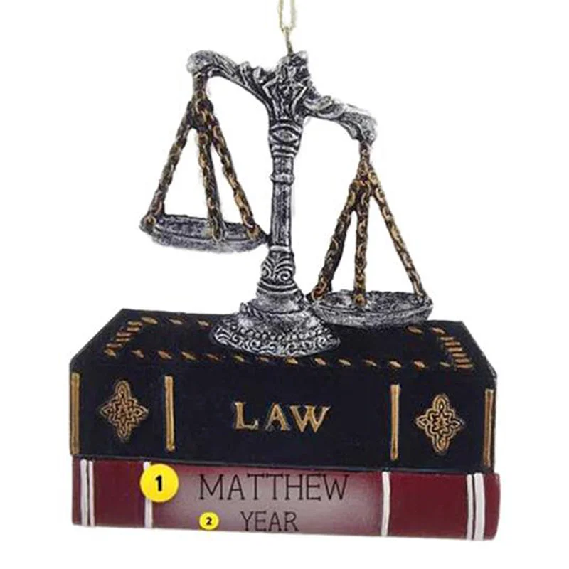 Personalized Lawyer Ornament