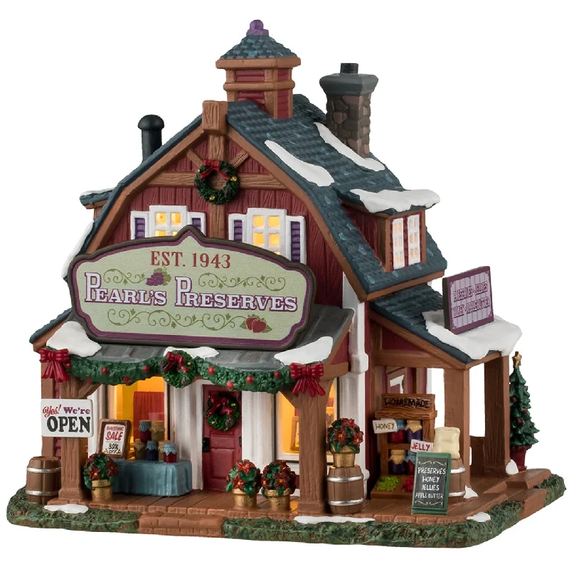 NEW 2024 Lemax Harvest Crossing Lighted Building: Pearl's Reserves #45242