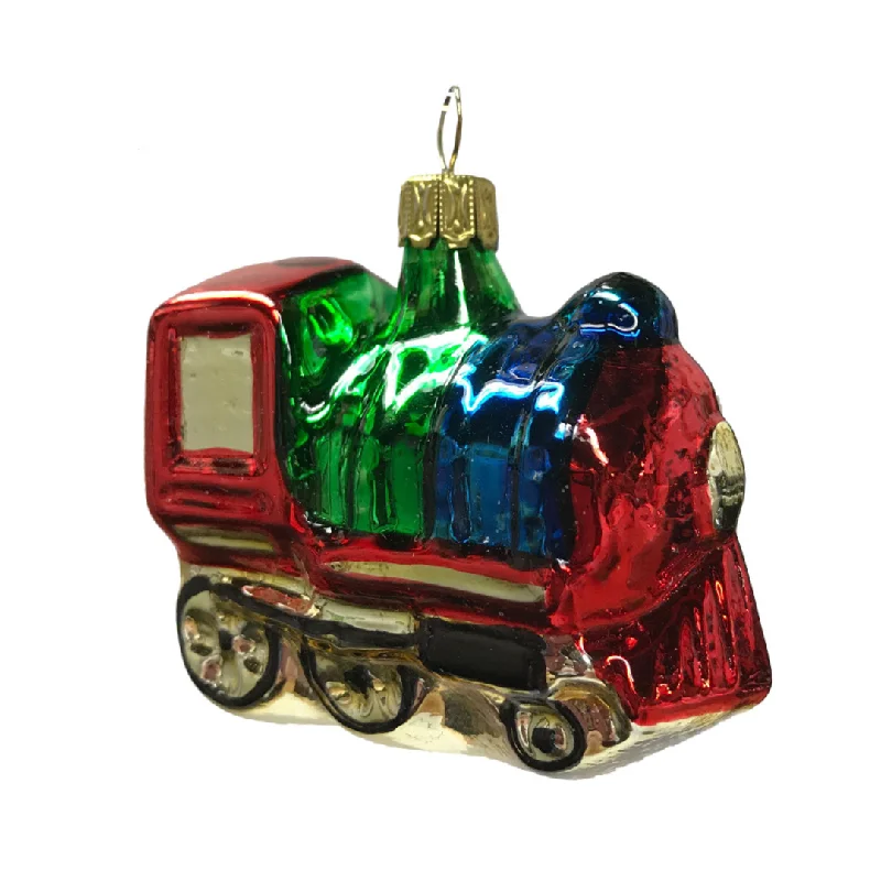 Locomotive Ornament by Glas Bartholmes