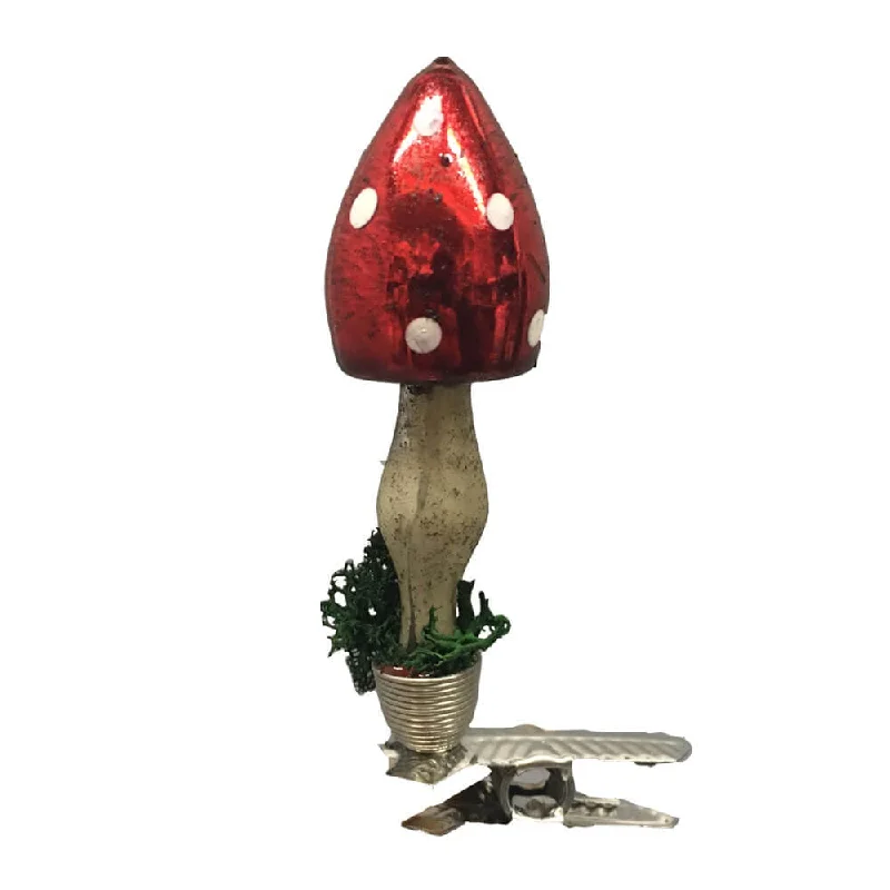 Mini mushroom old with round tip by Retro-Glaskunst