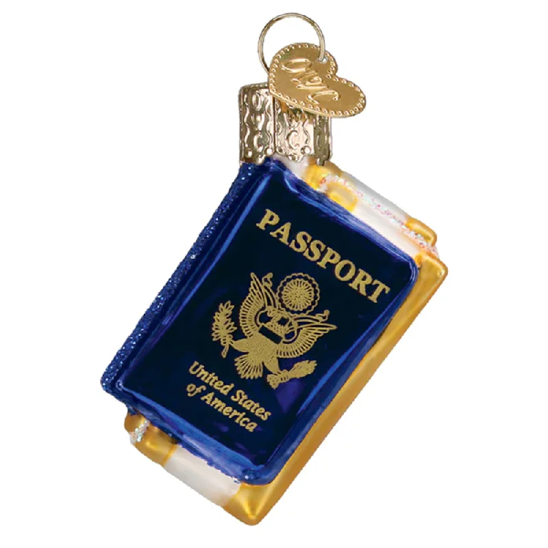 Mini Passport Ornament - Old World Christmas