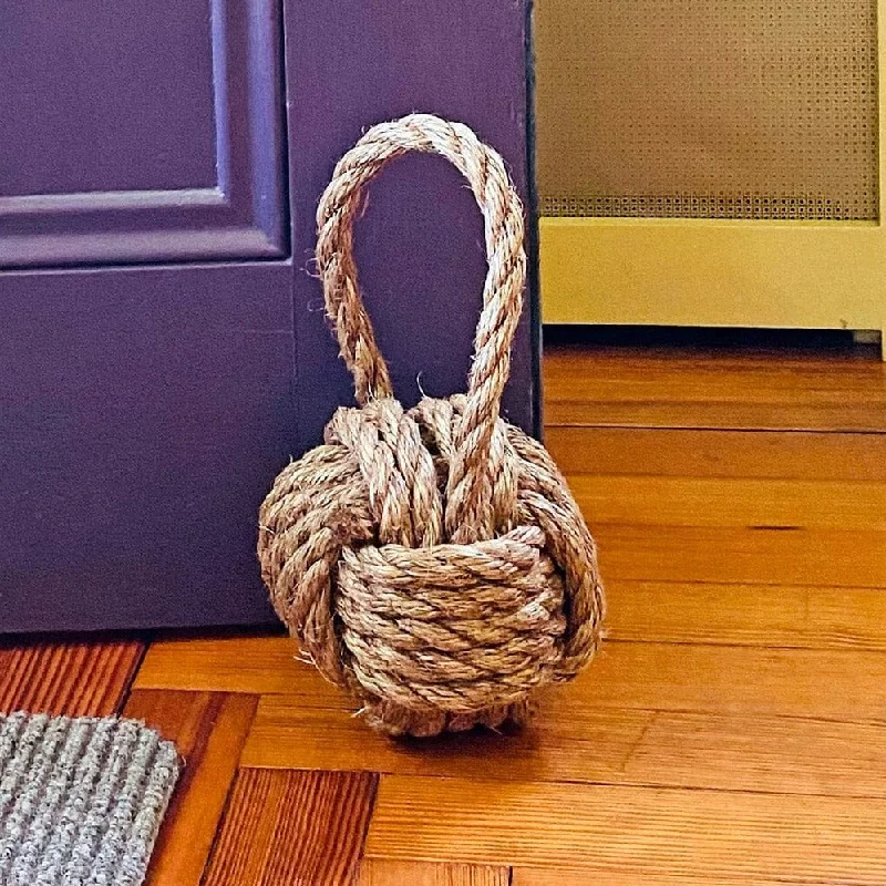 Monkey Fist Door Stop, Large Manila