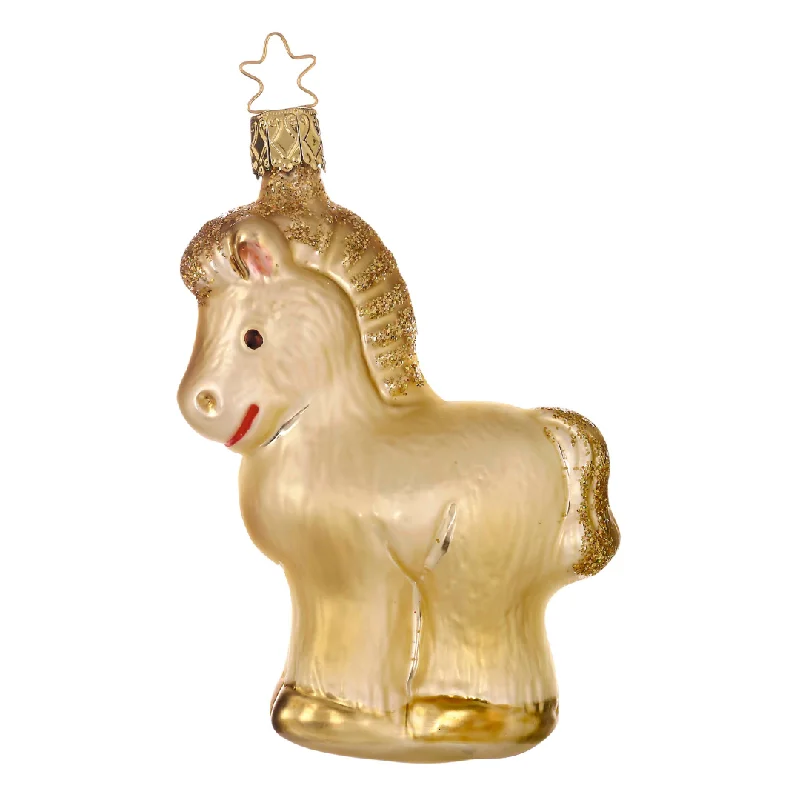 My First Pony Ornament by Inge Glas of Germany